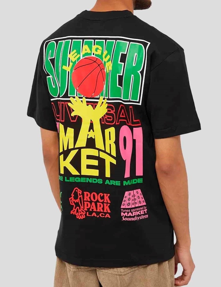 MARKET refreshing lizard tee black